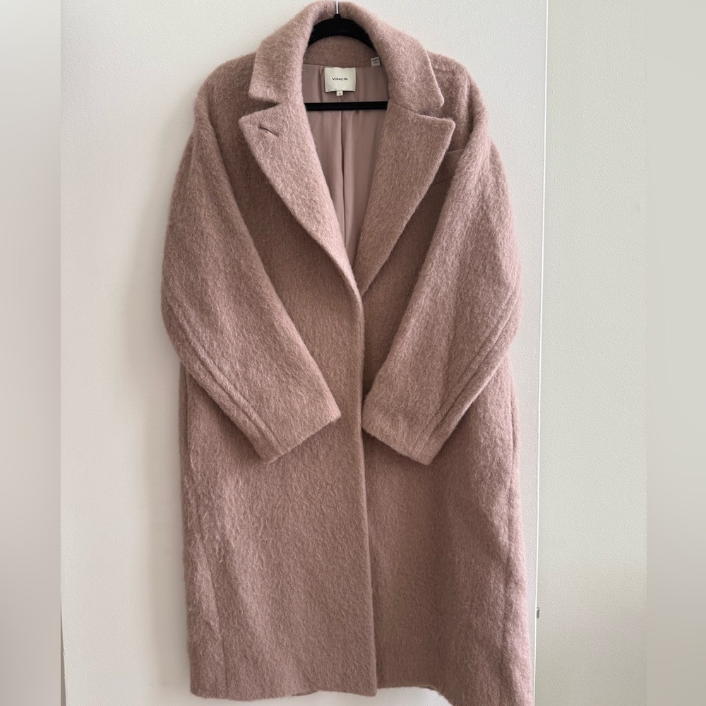 Vince Soft Pink Wool Coat